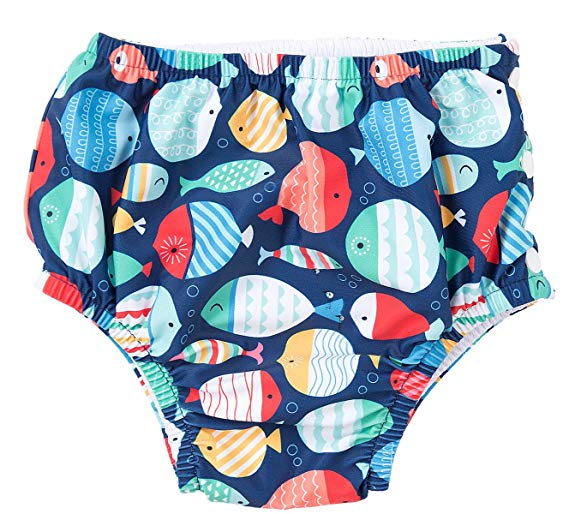 Attraco meisjes zwembroek cartoon print badmode gevoerde slip badmode zijband zwembroek met luiers: Navigatie / 18-24m