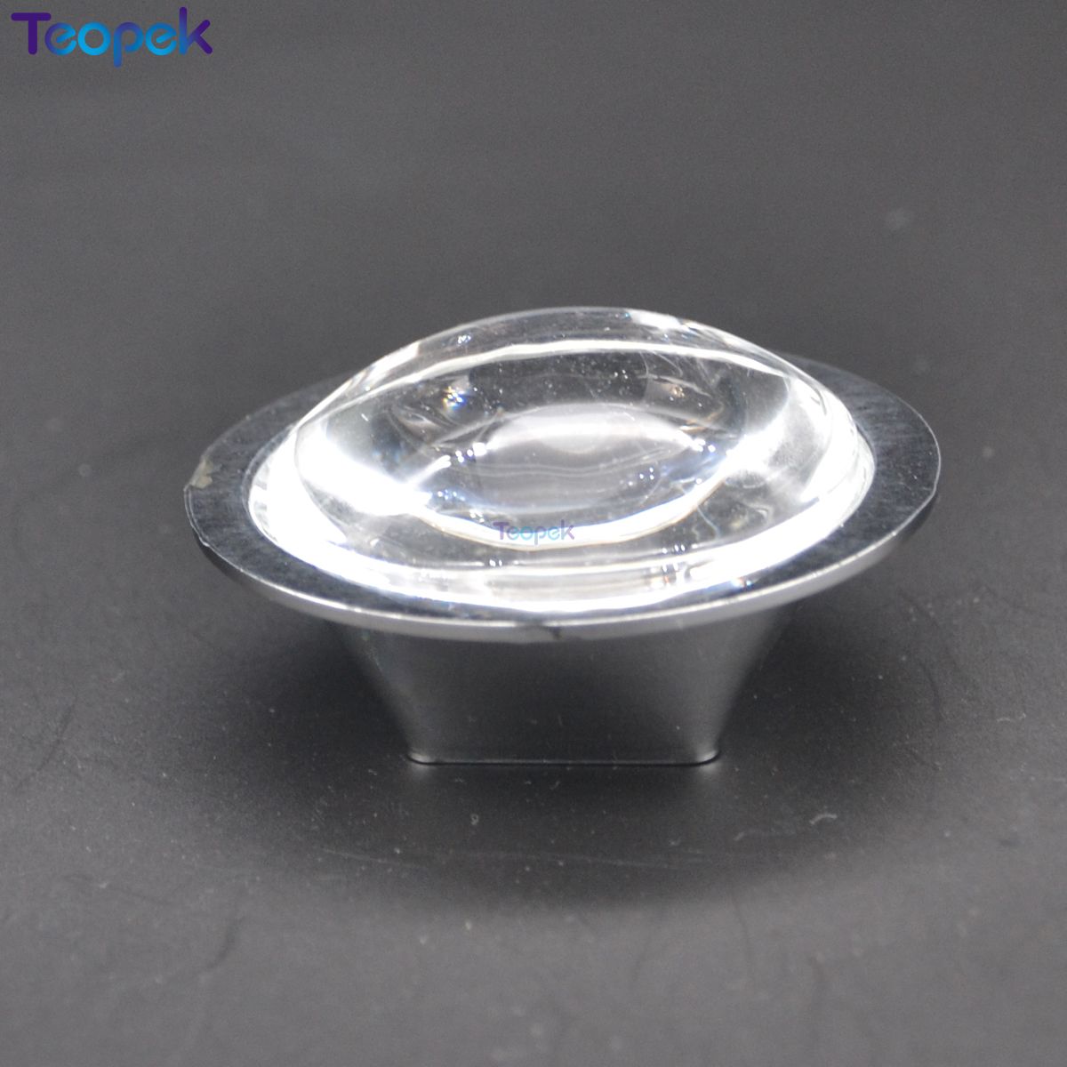 44mm Optical Glass LED Lens 60 or 120 degree + Reflector Collimator Kit for 10W Square High Power LEDs