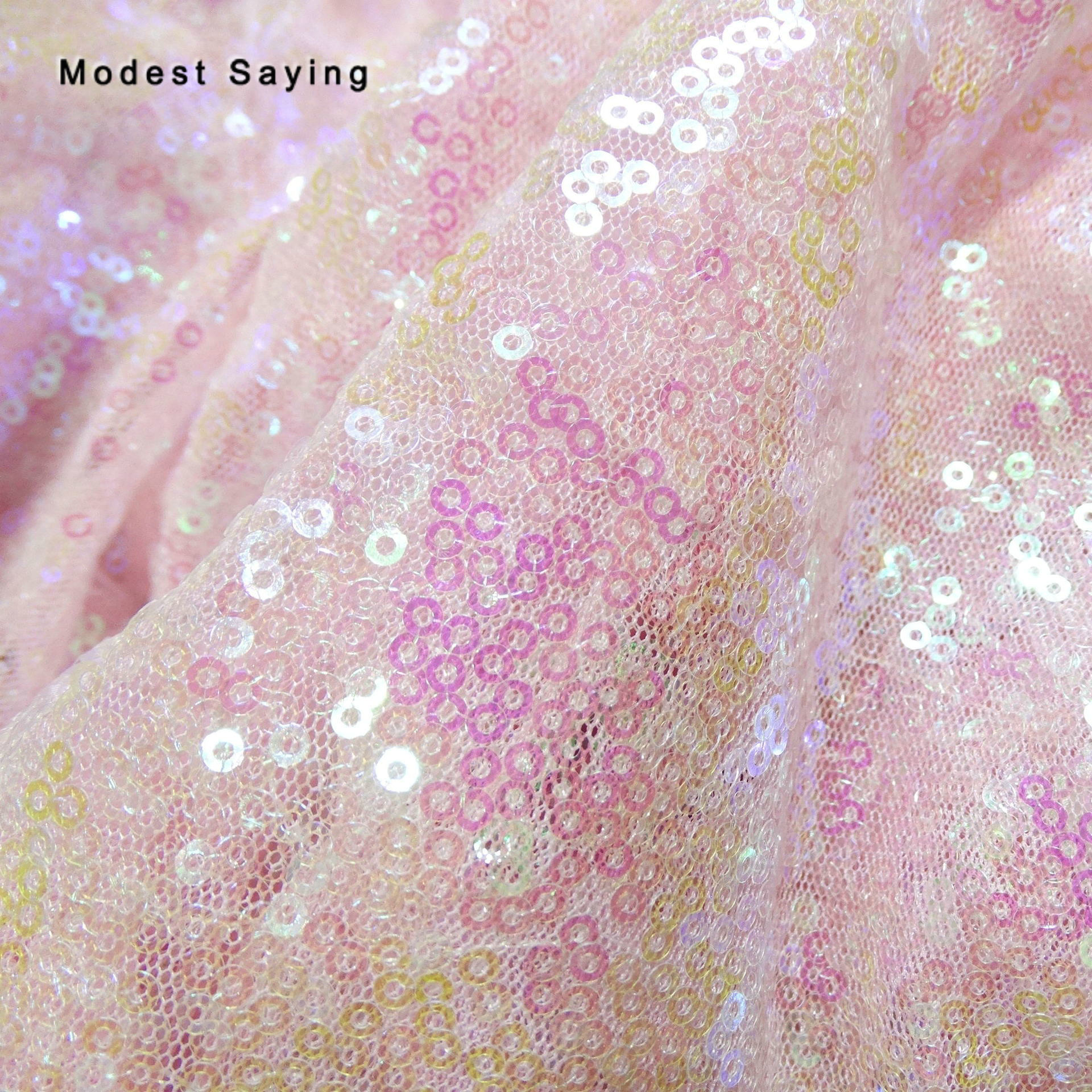 2Yards Purple Sequins Fabric for Evening Dress Wedding Party Prom Sparkly Backdrop Glitter Cloth Craft Mesh Handbags Material