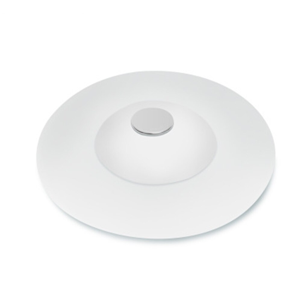 Bathroom Drain Water Plug Stopper Rubber Circle Silicone Sink Strainer Filter Stopper Floor Drain Hair Kitchen Tool: white