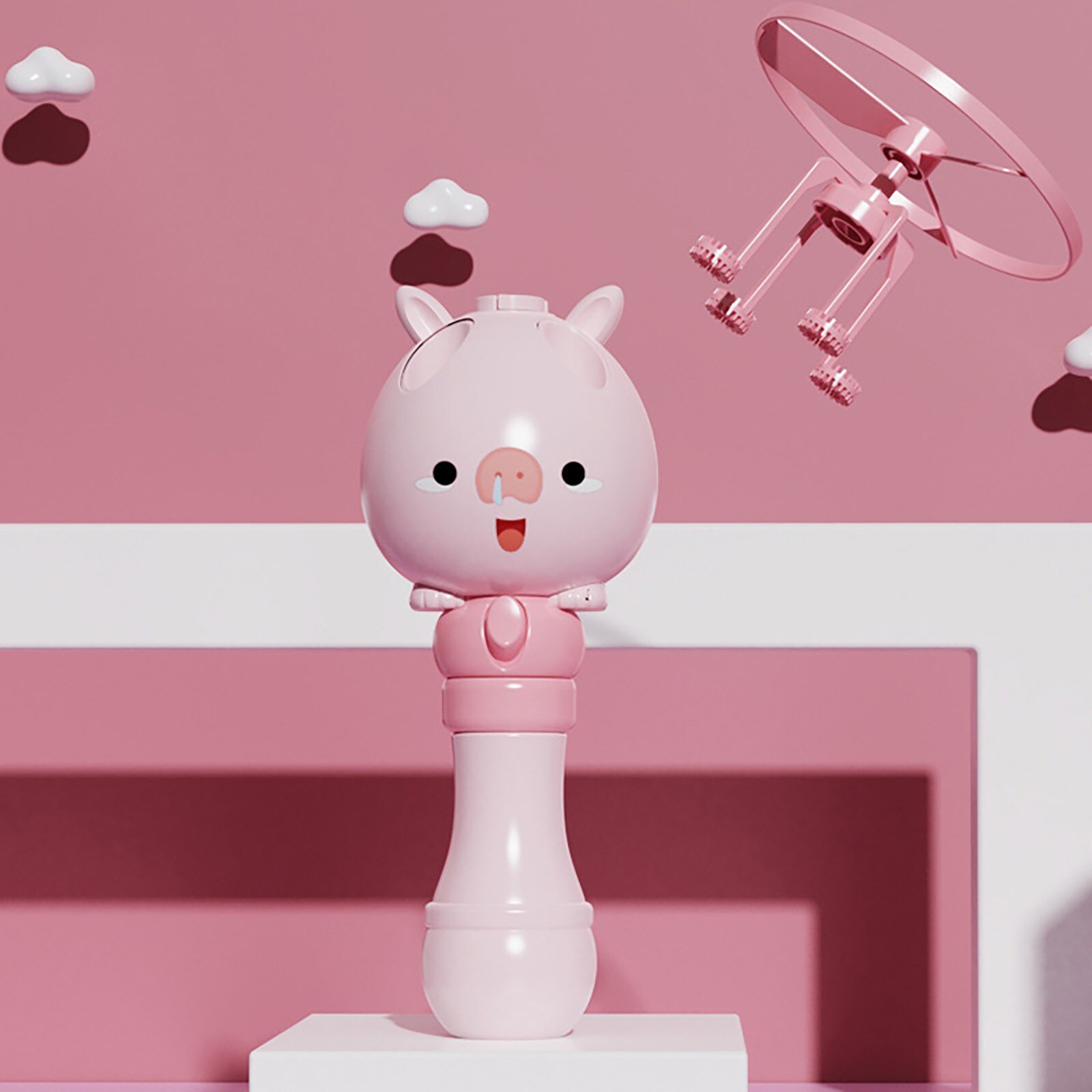 Bamboo Dragonfly-bubble Machine Discovery-toys Bubble Chopper Aerial Flying 80ml Automatic Bubble Maker Outdoor Toys For Kdis