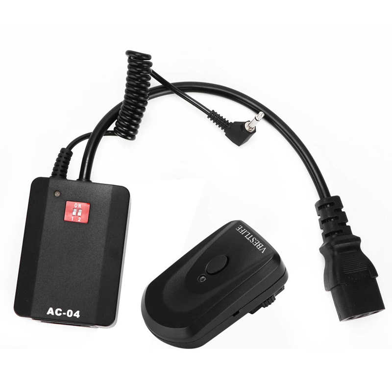 Draadloze Afstandsbediening Flash Trigger Ontspanknop AC110 ‑ 240V 4 Kanaals Draadloze Studio Flash Trigger Remote Flash Trigger Ontvanger