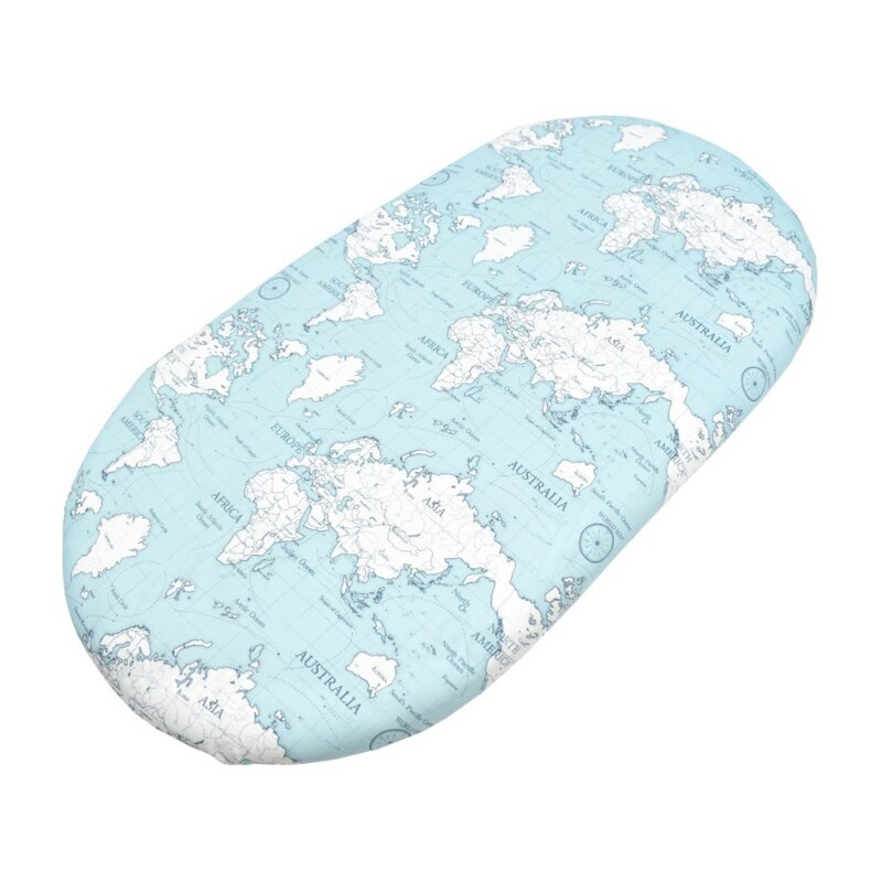 Cesta de Moisés para bebé, estampada sábana para el cuidado de la cuna, almohadilla cambiante, colchón, cubierta extraíble, Mini cama cuna, Protector L4MC: 2