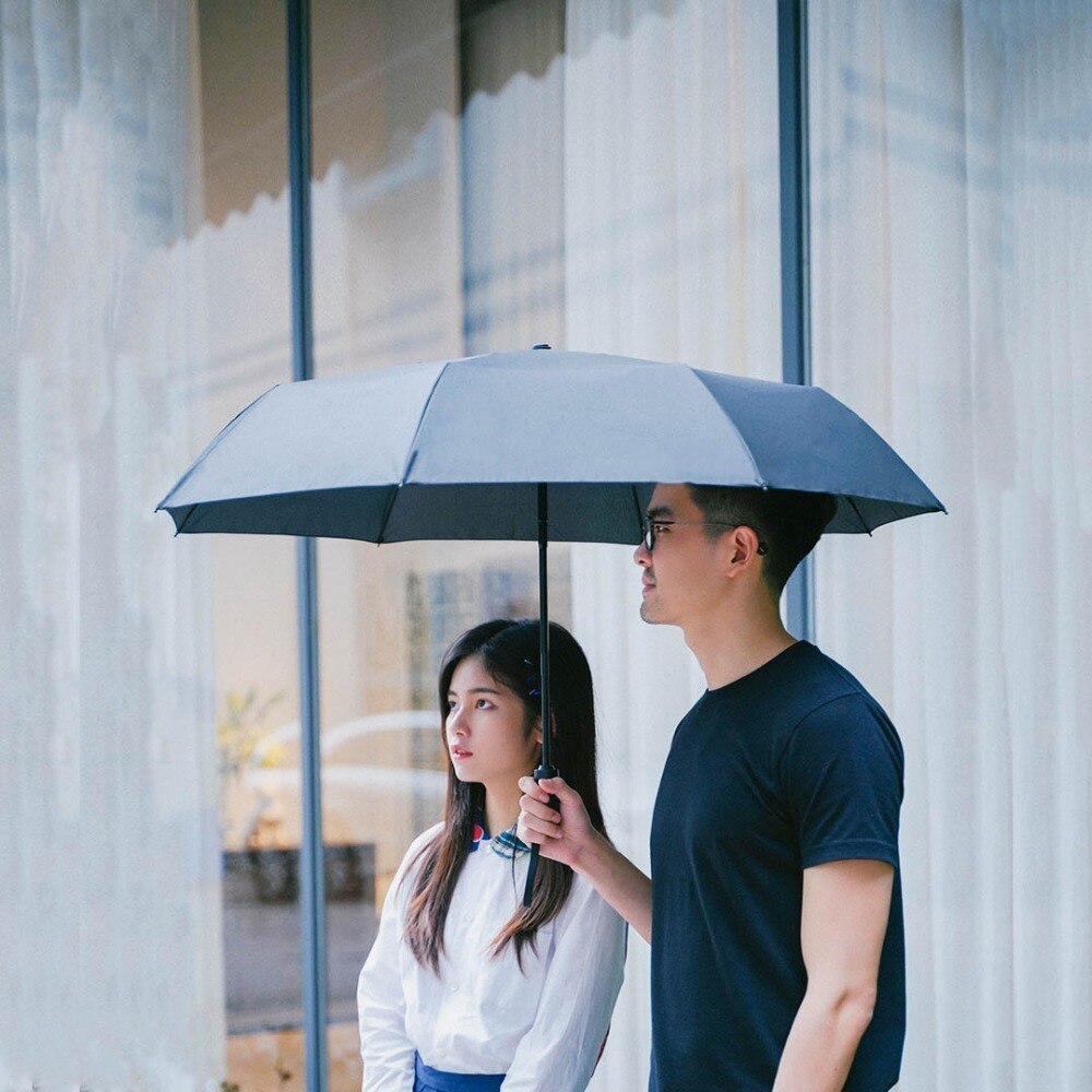 Xiaomi Mijia WD1 Automatische regenachtige paraplu Zonnige regenachtige zomer Aluminium Winddicht Waterdicht UV Parasol Zonnescherm Man Vrouw