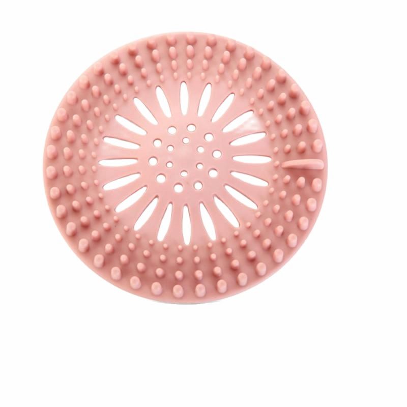 filter shower cover sewer hair filter filter silicone sink filter collection drain plug sink filter