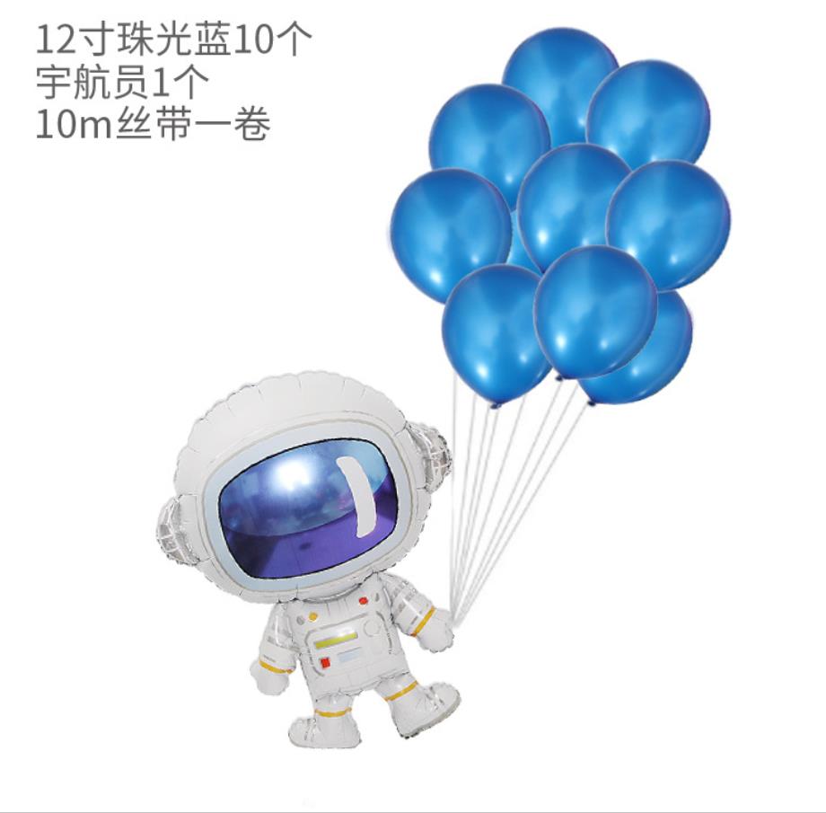 Dessin animé chapeau espace série feuille ballon joyeux anniversaire fête décoration terre planète explorer protéger environnement thème lune: 7