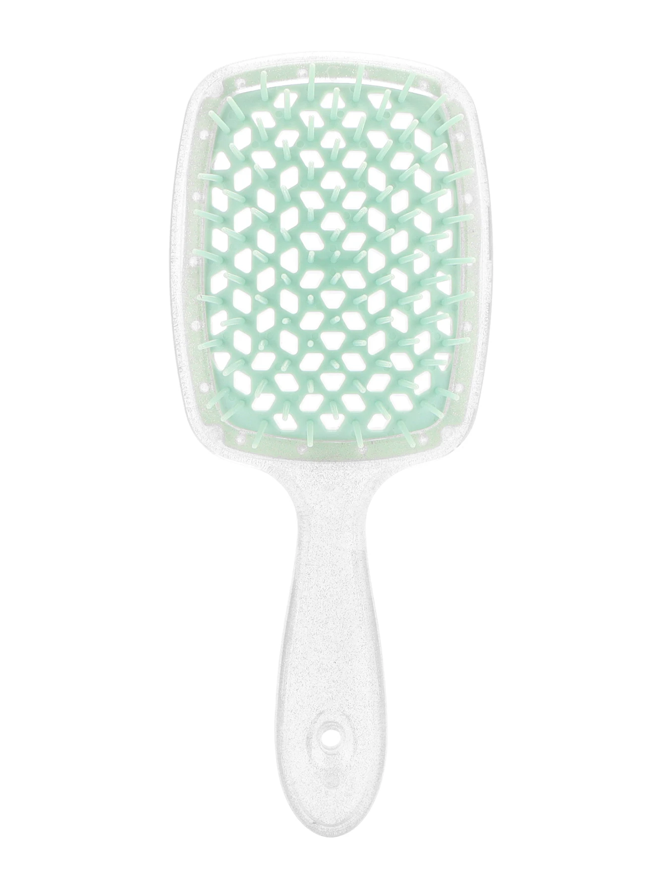 Air Cushion Comb Hair Massage Wet Dry Comb Anti-static Hollow Out Wet Curly Hair Brushes Barber Styling Tool: PURPLE