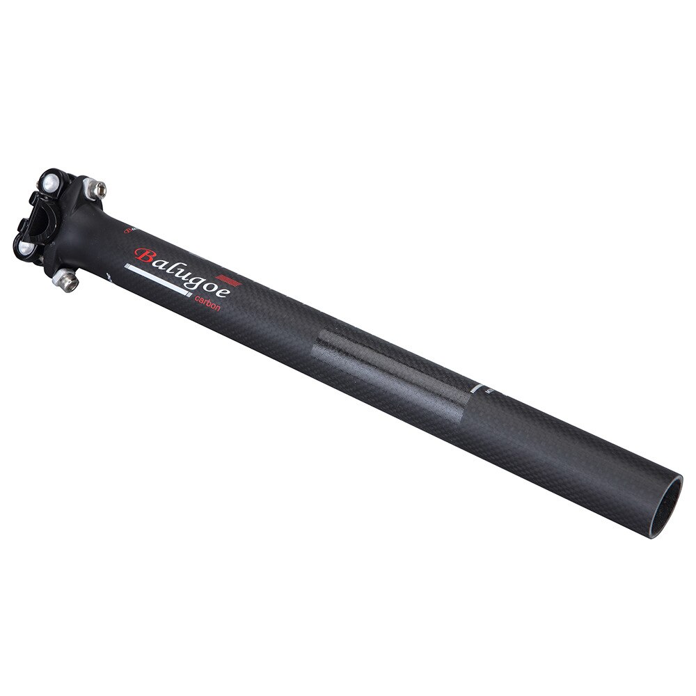 BALUGOE Mountain Road 3K Full Carbon Fibre Bicycle Seatpost 27.2/30.8/31.6*350mm400mm Carbon Bike Seatposts MTB Bike Parts