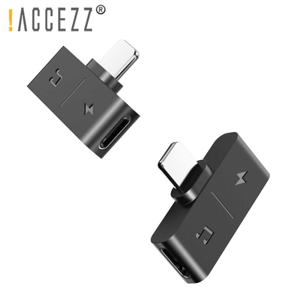 ! Accezz Mini 8 Pin Adapter Voor Iphone 12 11 Pro Xs Max Xr 8 7 Adaptador Audio Opladen Converter Bellen 2 In 1 Ios Splitter