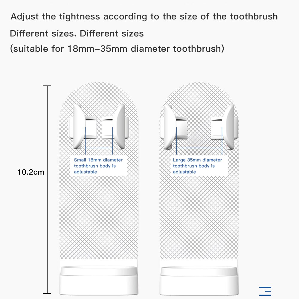 Elektrische Tandenborstel Houder Traceless Tandenborstel Stand Rack Muur Gemonteerde Badkamer Passen 90% Elektrische Tandenborstel Houder