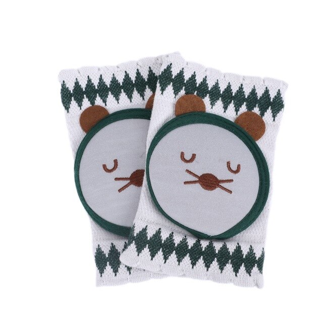 Baby Kniebeschermers Baby Peuter Knee Pads Protector Baby Beenwarmers Mesh Ademend Knie Pads Kruipen Protector Knieschijf Elleboog: Mouse