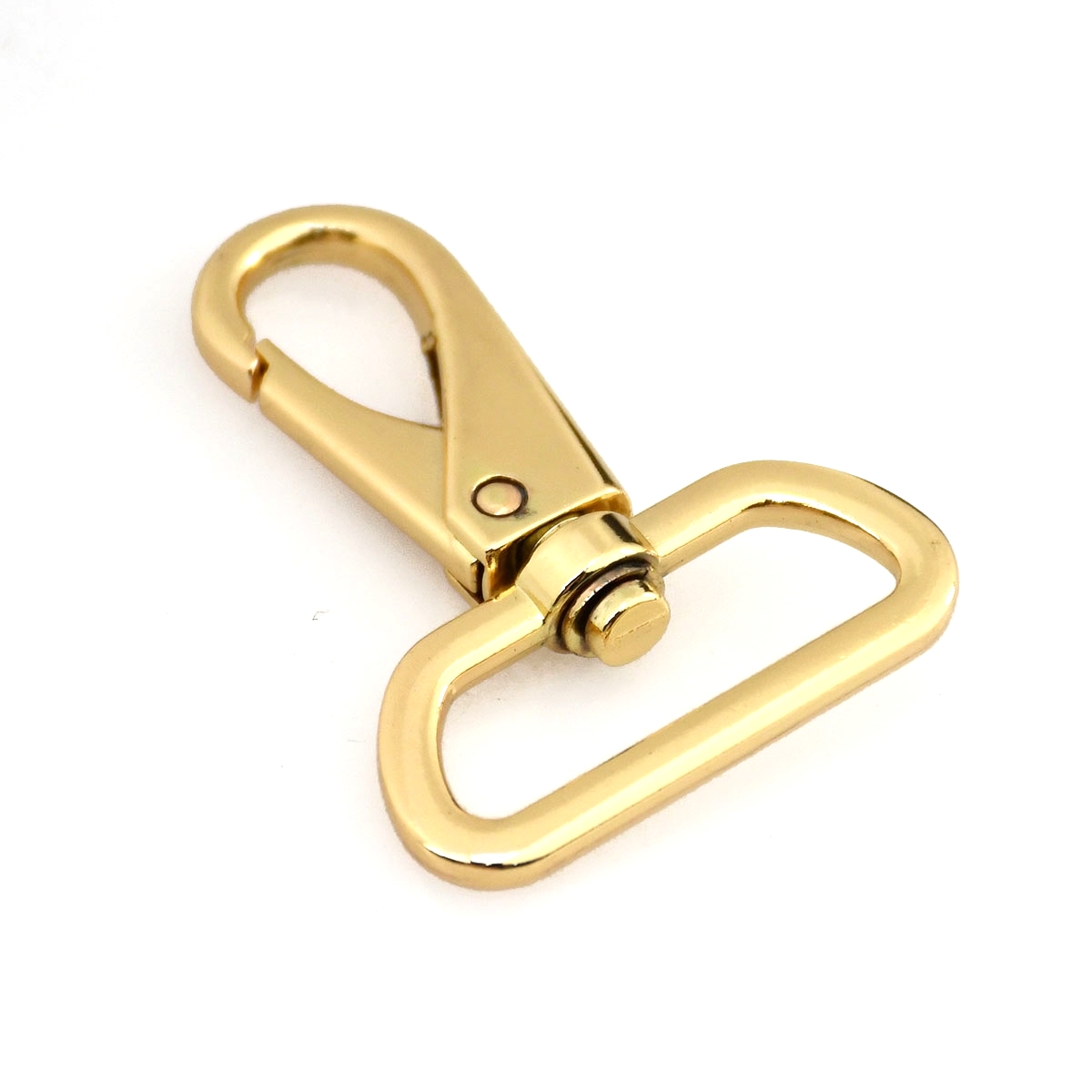 1Pcs Metal Swivel Oog Karabijnhaak Duurzaam Trigger Sluitingen Clips Voor Diy Leather Craft Tas Riem Riem Singels Sleutelhanger 3 Maten: 6# / Goud