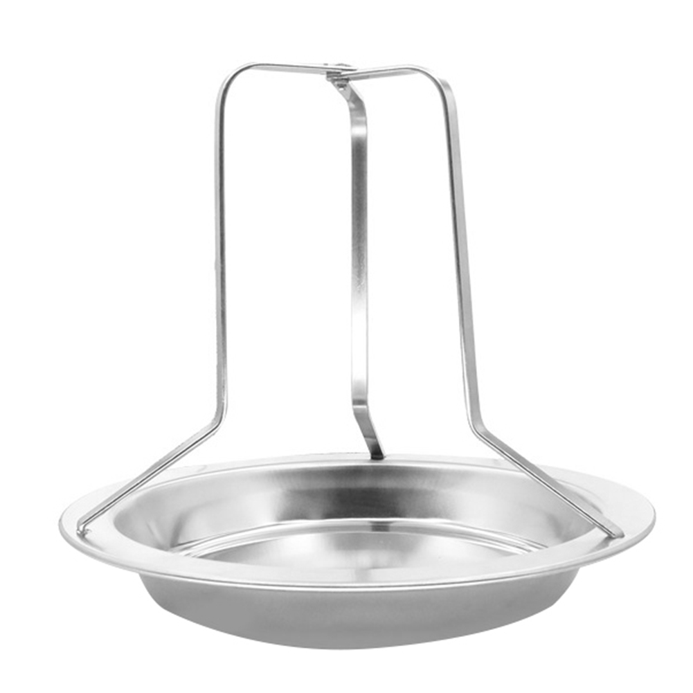 Estante de acero inoxidable para barbacoa, parrilla para acampar al aire libre, pollo asado, pato, Pan, pollo a la parrilla, desmontable