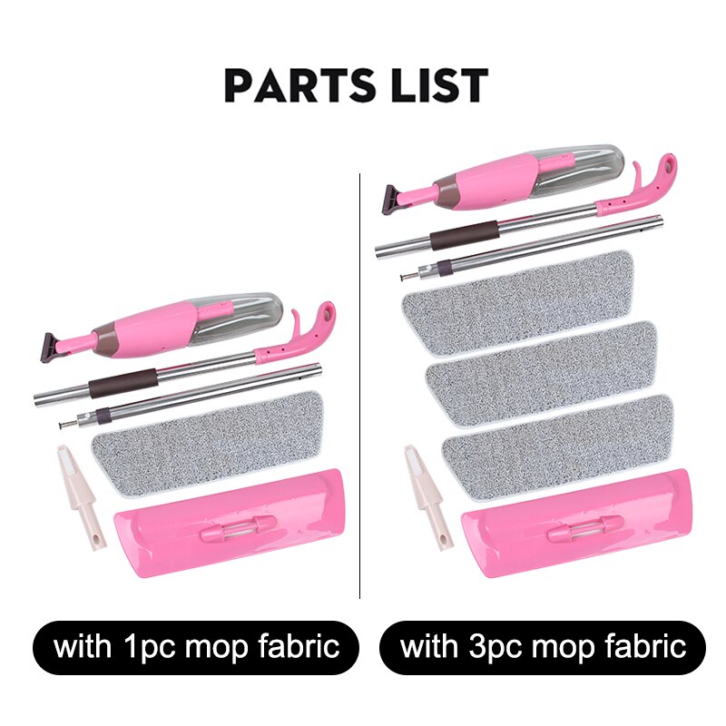 Spray Mop For Floor Clean Window Cleaner 360 Rotating Wooden Ceramic Tile Flat Mops For Home Cleaning Household Microfiber Pad