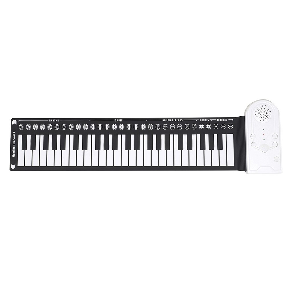 Draagbare 49 Toetsen Elektronische Piano Toetsenbord Muziek Keyboard Piano Voor Kinderen Muziekinstrument Multifunctionele Toetsenbord