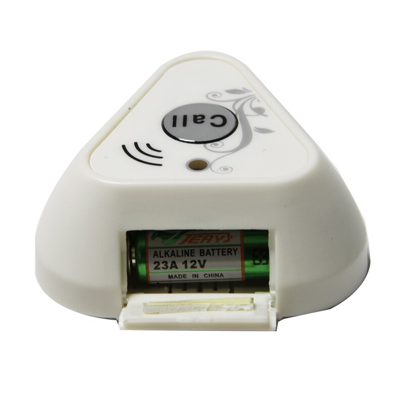 Wireless Pager System Restaurant 1 Call Button Transmitters + 1 Wrist Watch Receiver 433MHz For Factory Cafe Clinic Bar