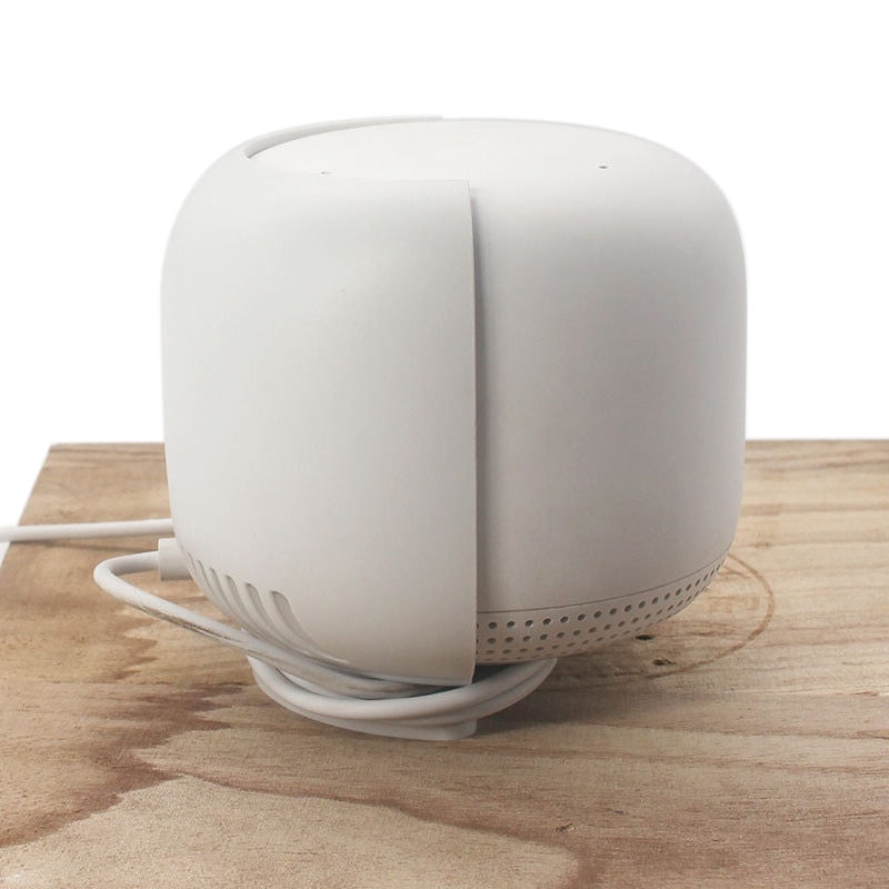 WiFi Router Wall Wall Mount Stand For Google Home Nest Mini Voice Assistants Compact Holder Case Plug Bedroom Study Audio Mount