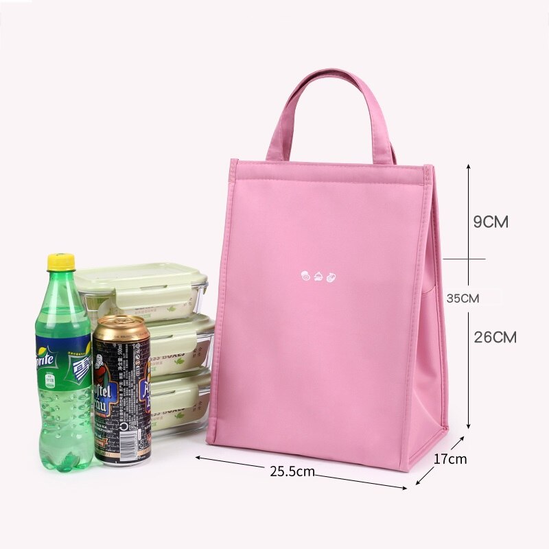 Portable Lunch Box Cooler Bag Waterproof Food Thermal Bag Beach Camping Ice Cool Bottle Thermo Insulated Refrigerator