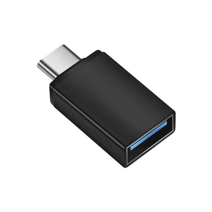 Usb C Adapter Usb 3.0 Naar Type C Otg Adapter Voor Macbookpro Xiaomi Huawei Samsung S10 Mini Usb Adapter Type-C Otg Kabel Converter: Black