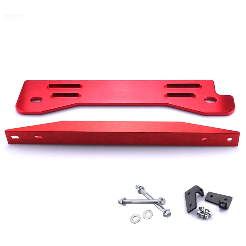 Car Billet Aluminum Rear Subframe Bar + Lower Tie Bar For Honda Civic