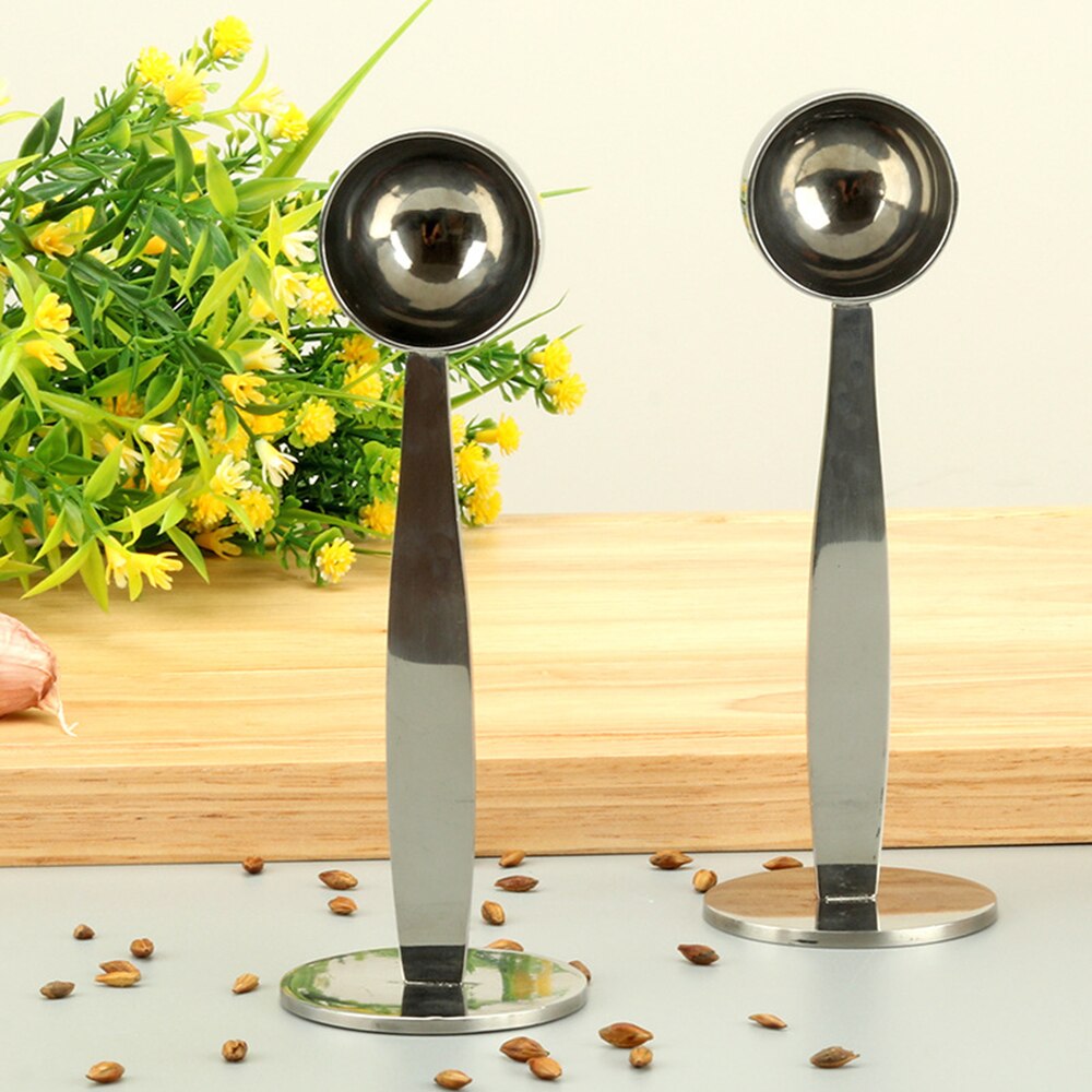 Doseur de café en poudre sur support en acier inoxydable 201, cuillère doseuse, outils pour le café et le thé