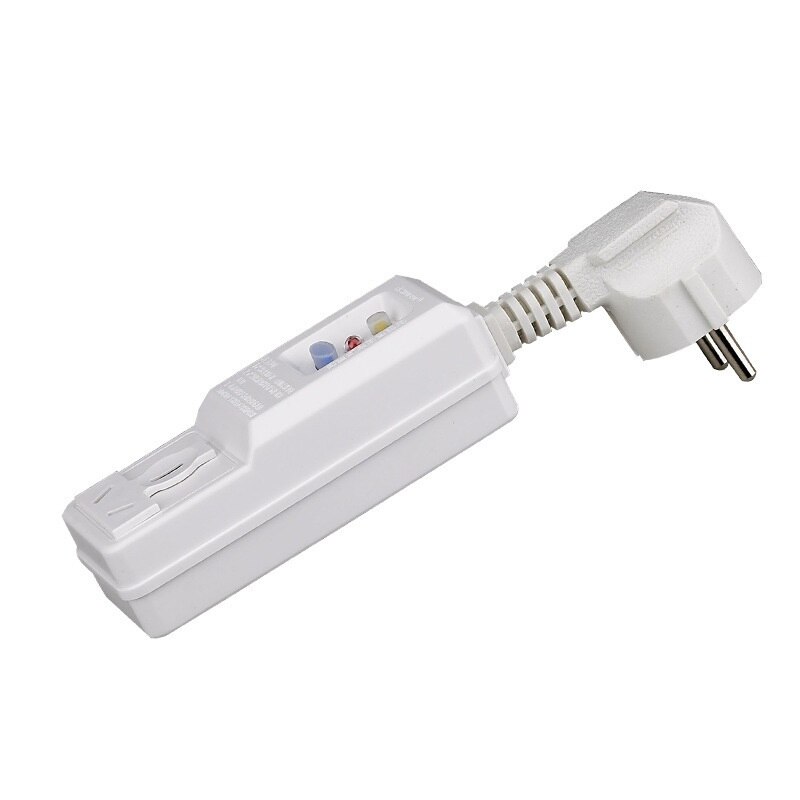 NB-ZF3O-A,16A 220V 240V EU Plug GFCI Leakage Protection Safety RCD Socket Adaptor Home Circuit Breaker Cutout Powers Trip Switch