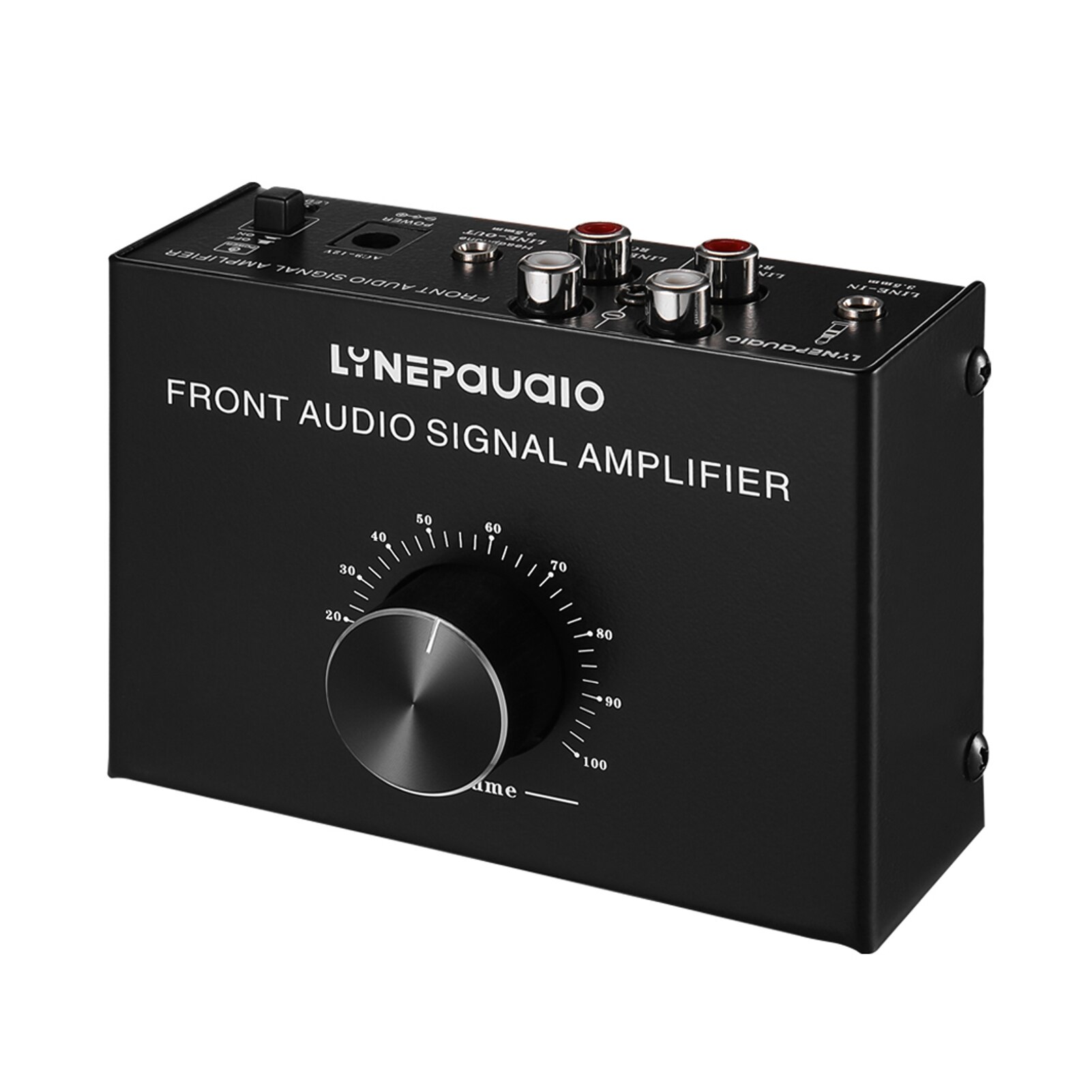 Elektronische Audio Versterker Compact Stereo Amp Voorversterker Met Rca Input & Output Aansluitingen 3.5Mm Poort Volumeregeling Voor Luidsprekers: Default Title