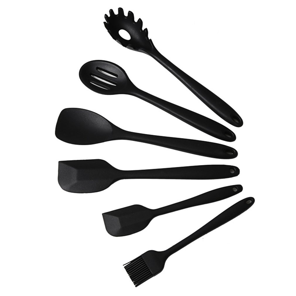 11Pcs Silicone Cookware Set Heat Resistant Non-stick Safe Cooking Baking Tool Kit Utensils Kitchen Accessories With Storage Box