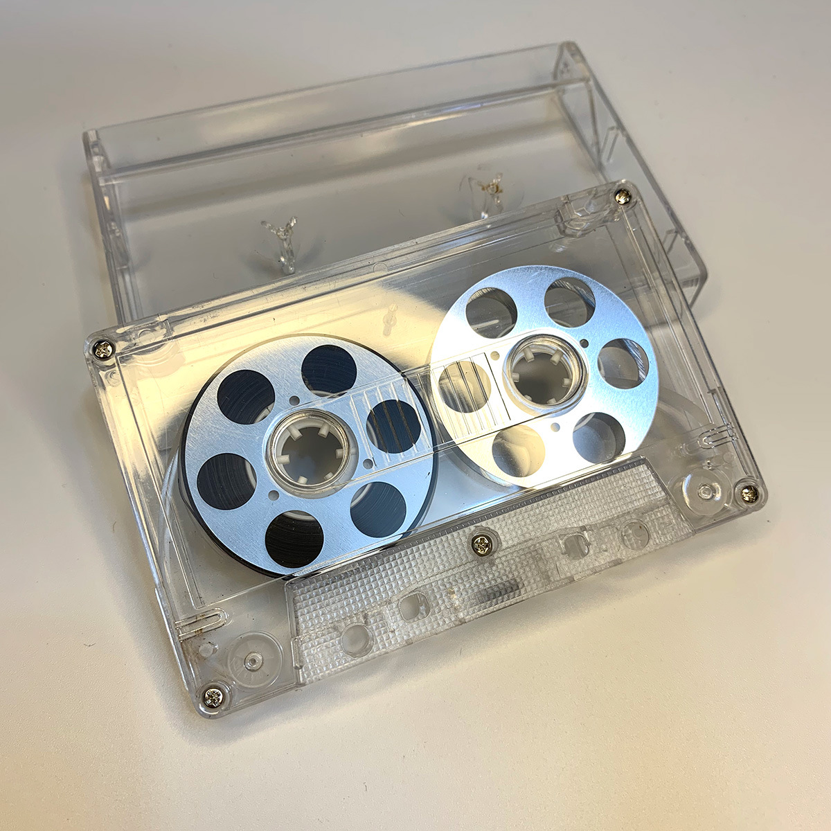 Classic Mini Reel Cassette Tape 50min Blank Recording Tape Double-Sided Metal Reel Retro Style Hi-Res Audio