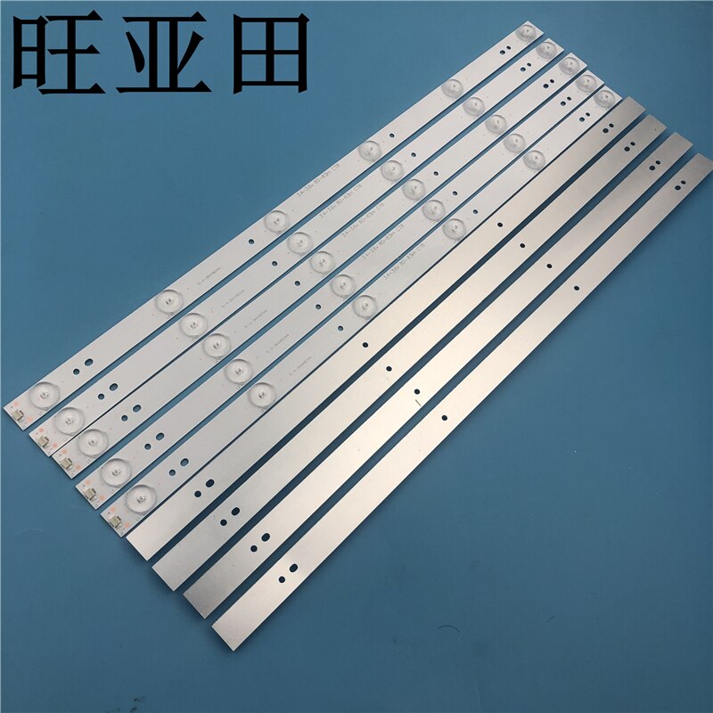 9 pieces/set led strip for sky value 49 e 360e 49 e 361w light bar ic-a-ska 49 d 344 lc490 duj-sge 1 rf-az490 b 32-0501s-01 6 led 50cm