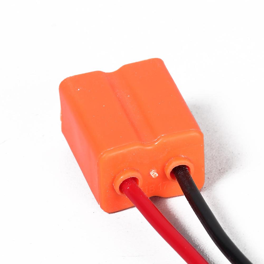 2Pcs H7 Auto Led Lamp Keramische Vrouwelijke Socket Plug Adapter Uitgebreide Draad Connector Voor Koplampen