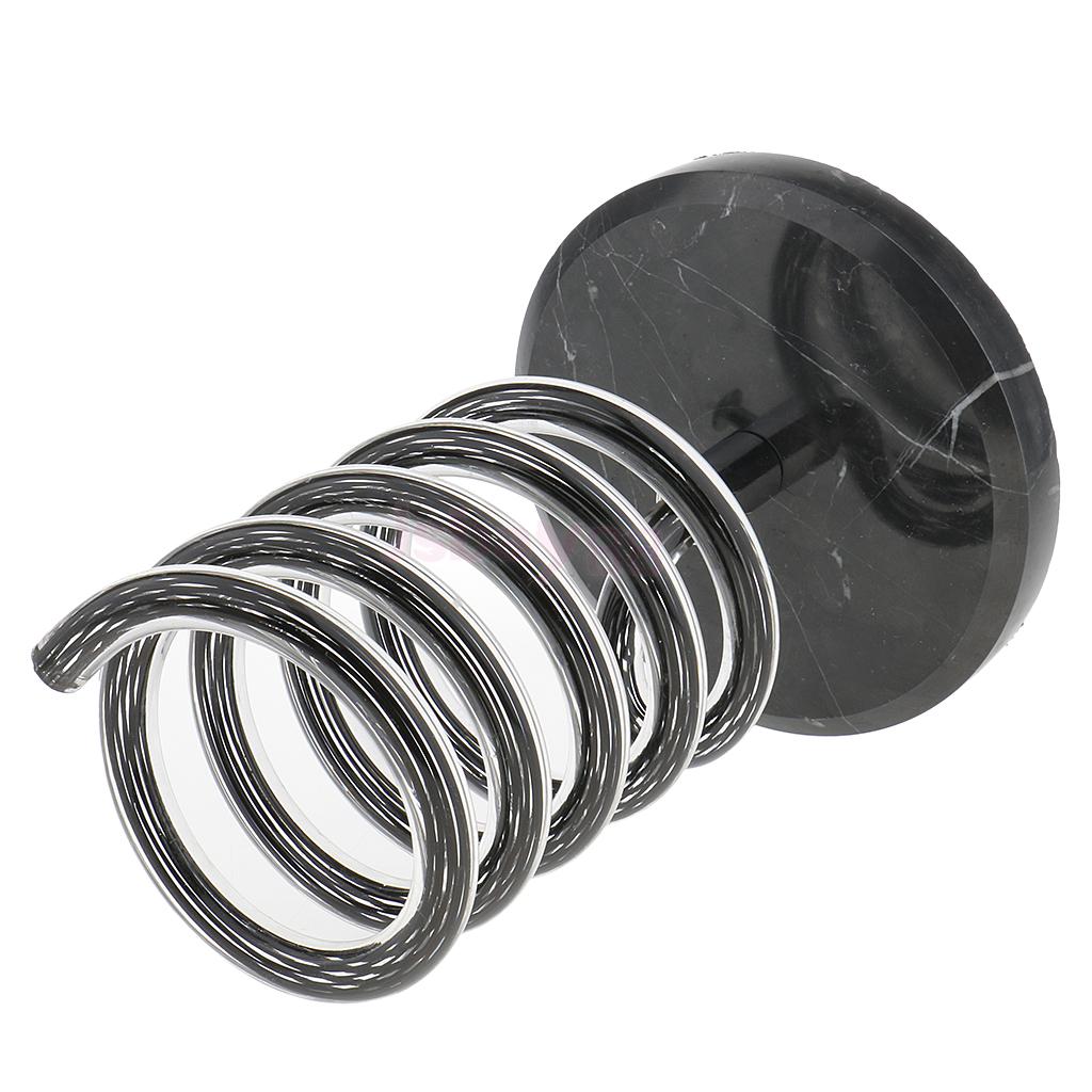 Stone Base Spiral Hair Dryer Blower Straighteners Holder Flat Iron Desktop Tabletop Rack Desk Table Top Organizer Stand