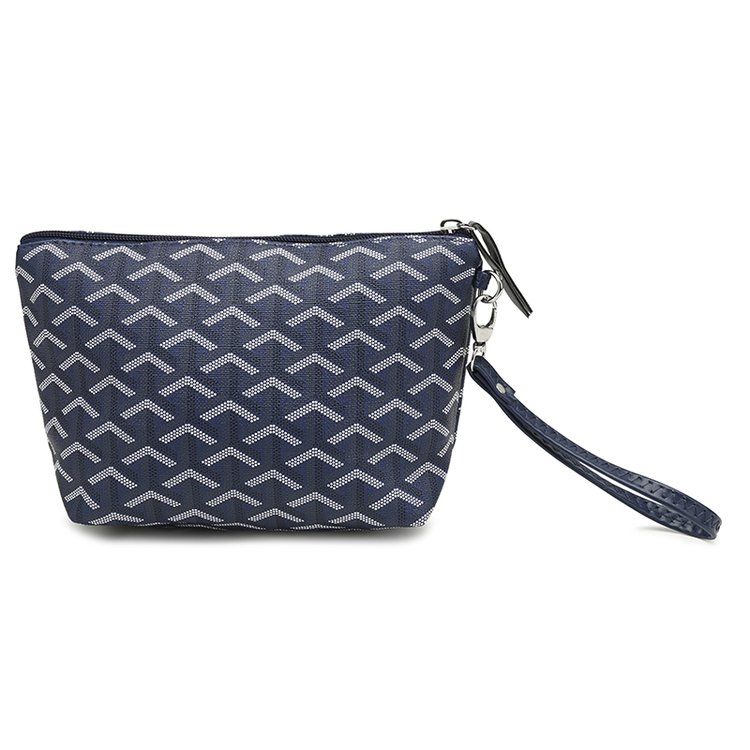 Mode Hoge Capaciteit Vrouwen Make Up Bag Vrouw Travel Organizer Make-Up Tas Toilettas Kit Cosmetische Tas Gevallen: blue