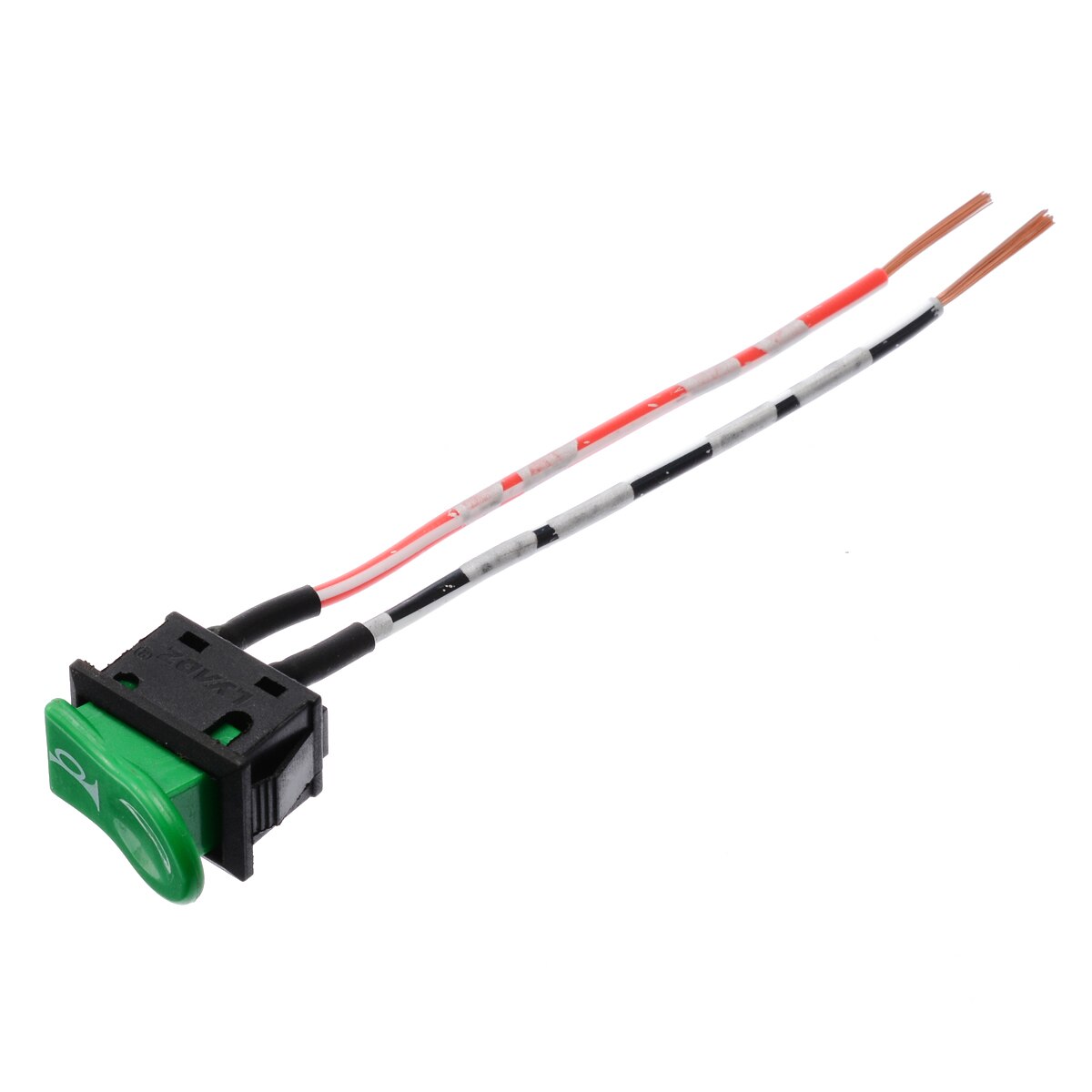 Botón de interruptor Universal para bocina de coche, pulsador momentáneo de plástico ABS verde, para bicicleta eléctrica y motocicleta, en oferta