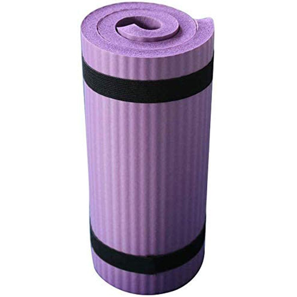 60x25x1.5cm coussin de roue abdominale Support plat coudière coussin auxiliaire Fitness tapis de gymnastique matelas pliable tapis de sport # T1G: Purple