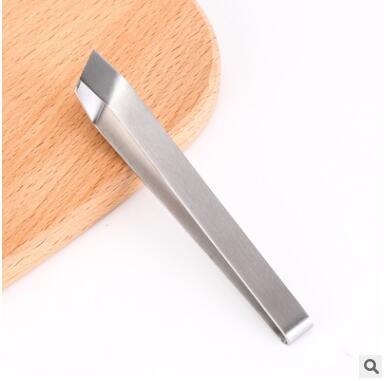 3Pcs Visgraten Pincet Rvs Platte En Slant Pincet Tang Remover Tool Vis Mes Roestvrij Keuken Gadgets: GRAY