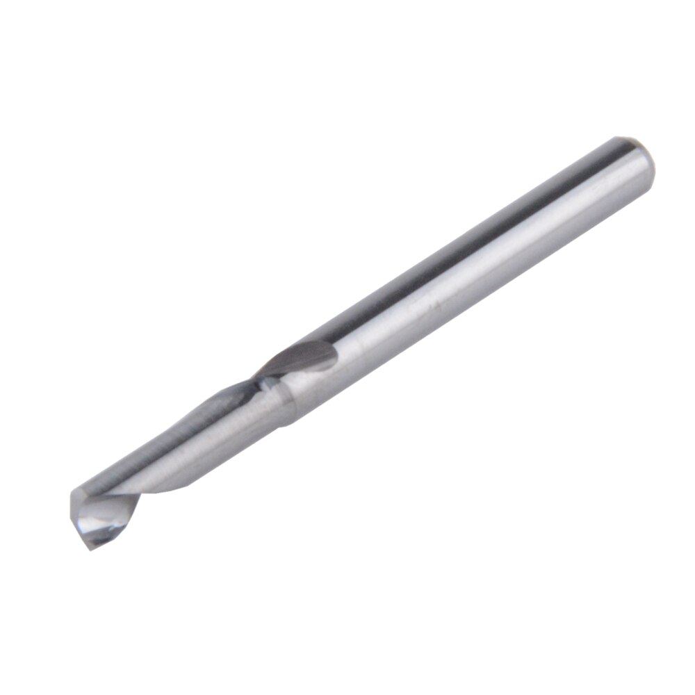 thumbnail interactive-video image 1 of 10x 3.175x12mm Carbide CNC Router Bits – Single Flute Spiral End Mills – Unbranded 1 of 2