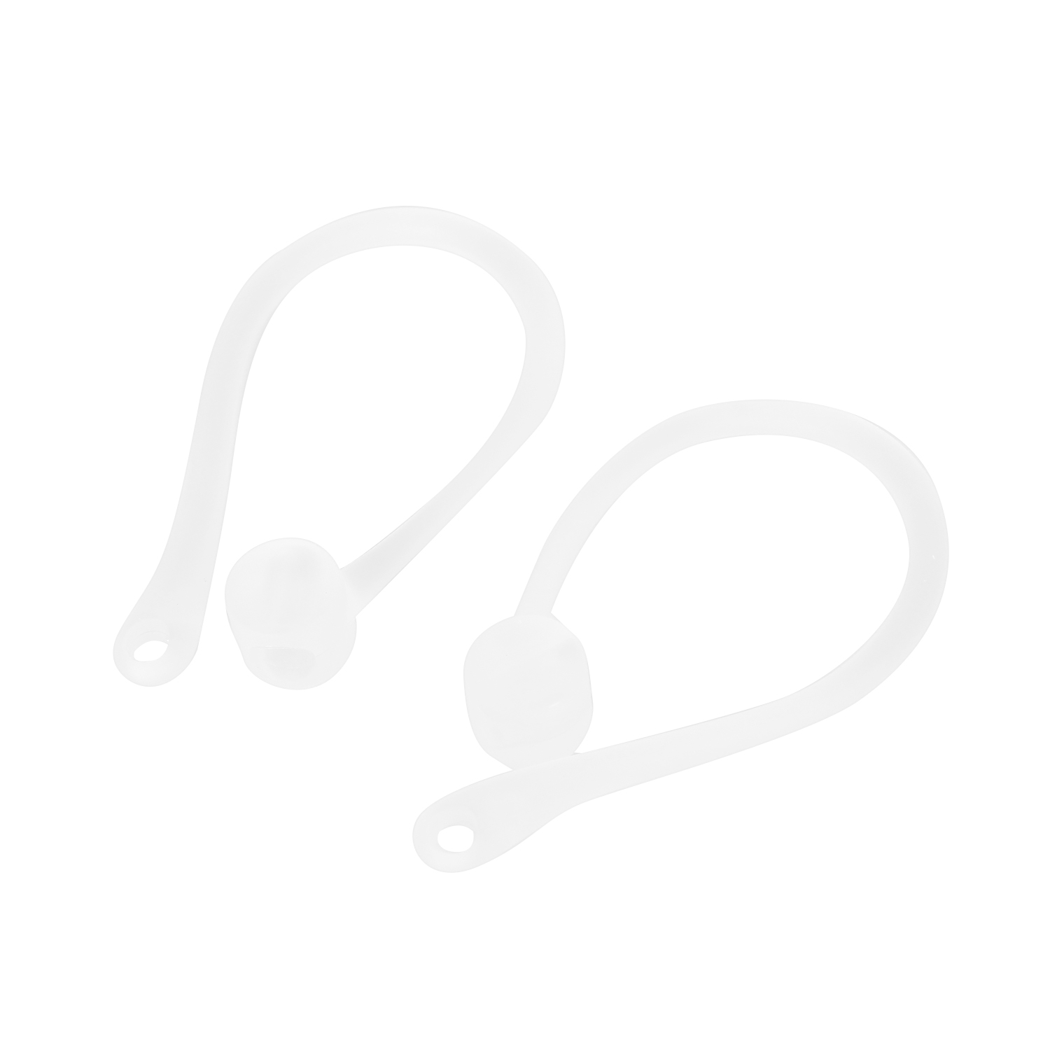 Mini ganchos de auriculares inalámbricos Bluetooth anticaída, soporte Protector de auriculares, gancho de oreja antipérdida deportivo para Airpods 1 2 Air Pods: 3XS / Marfil