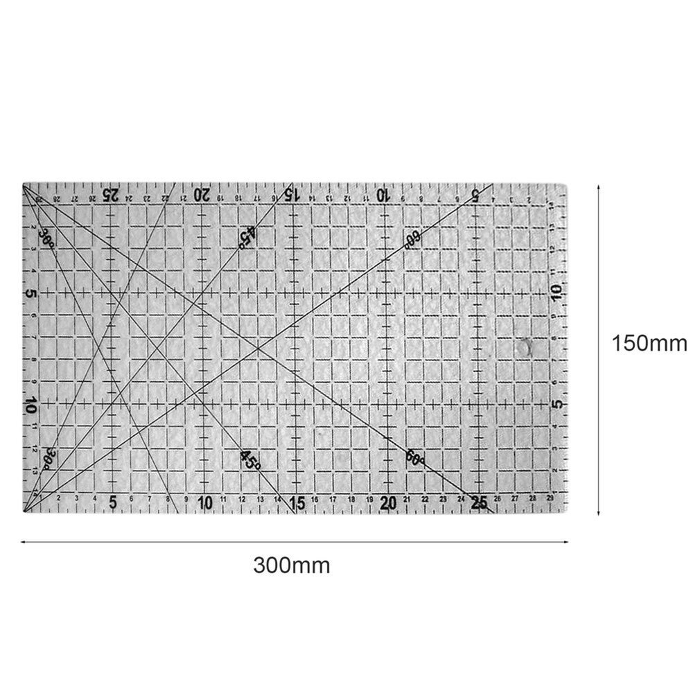 30X15cm Patchwork Ruler Sewing DIY Tool Ruler Grid Cutting Tailor Craft Scale Rule Craft Sewing Tools Sewing Machine