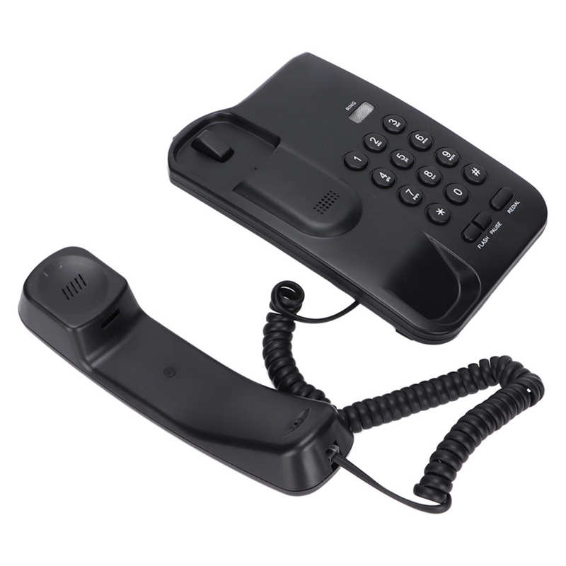 Thuis Vaste Telefoon Wandmontage Telefoon Desktop Snoer Vaste Telefoon Met Herhalen Inkomende Oproep Indicator Voor Home Office Hotel