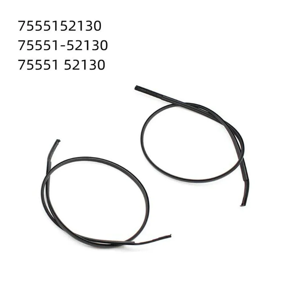 2 Stuks Voor Toyota Yaris Hatchback 2007 - Dak Drip Molding Side Afwerking Strip Dak Rubber Strip