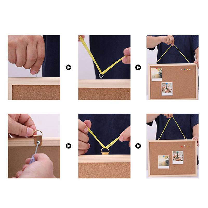 Office Cork Board Wood Hanging Bulletin Board Office School Supplies 30x40cm