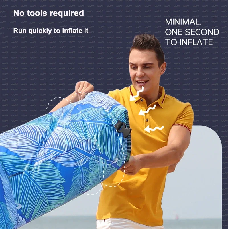 Oppblåsbar sovesofa for å sove i dobbel madrass ultralette seter luft selvkjørende turer seng campingutstyr widesea pute