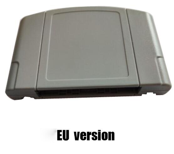 Replacement Game cartridge Cover Plastic Case for N64 Game card housing: Gray( EU Version)