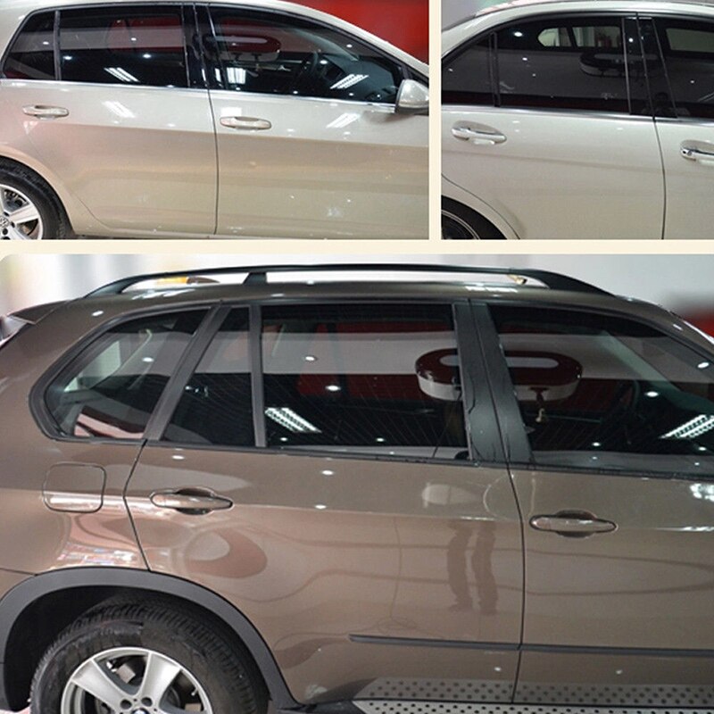 50cmX200cm Super 2ply 35%VLT charcoal metallized one way vision mirror film