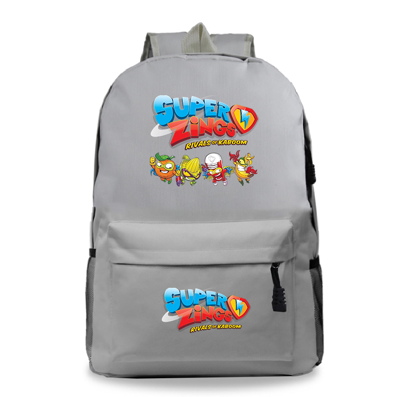 Sac A Dos Bookbag Super Zings Cartoon Rucksack Frauen Schule Taschen für Teenager Mädchen Zurück Pack Lässig Reise Rucksack kinder: 801 9