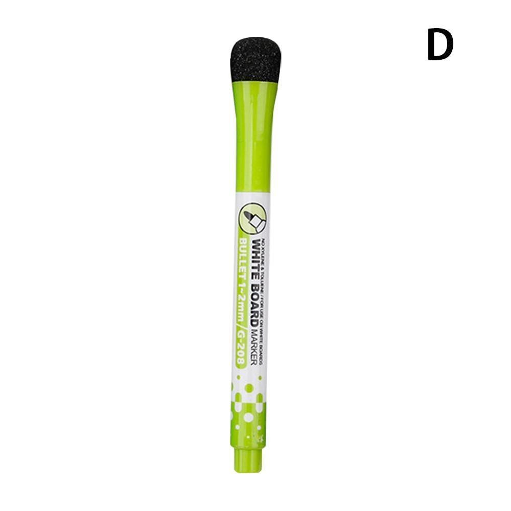 1 PC School Classroom Supplies Magnetic Erasable Whiteboard Pages Pens Dry Drawing Pen Children's Board Markers Eraser Mark E9G7: D