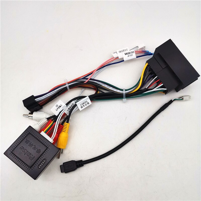 Car 16pin Android Wiring Harness With Canbus box For Jeep Cherokee 15~19/Compass(17–20)/Grand Commander/Renegade