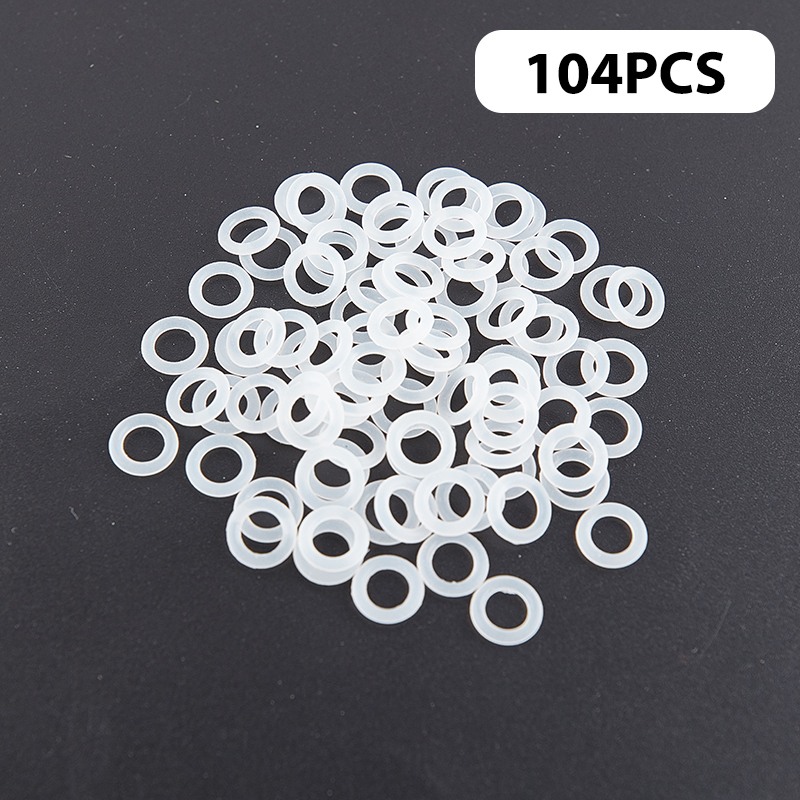104Pcs Keyboard O-Ring Keycaps Siliconen Rubber Oring Schakelaar Geluid Dempers Mx Schakelaar Rubber Silencing O-Ringen: Transparent