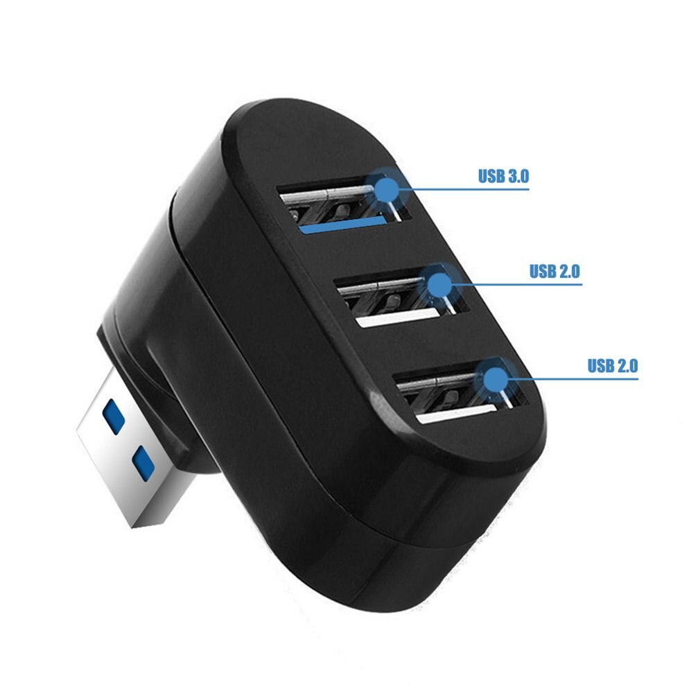 Mini 3 Poorts Usb 3.0 Hub High Speed Data Transfer Splitter Box Adapter Voor Pc Laptop Usb Hub 3/6 Poort usb Hub